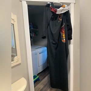 Harry Potter throw blanket with sleeves.